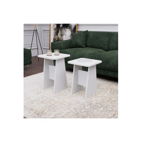 2 Lİ SEHPA YAN SEHPA ZİGON SEHPA SUNUM SEHPASI SERVİS SEHPASI H SEHPA