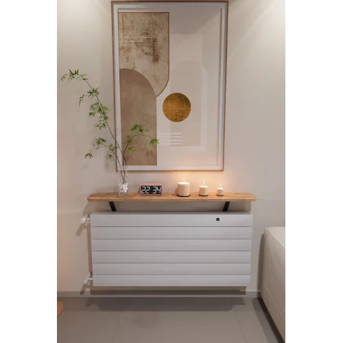 Petek Üstü Dresuar Dekoratif Uçan Raf Kalorifer Peteği Rafı 120 Cm