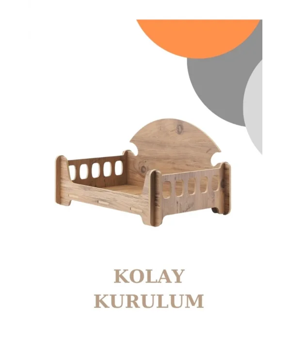 Pd Taht Rahat Kedi Köpek Yatağı 30*50 Atlantik Çam Yıkanabilir Duck Kumaş Minderi Ile Beraber
