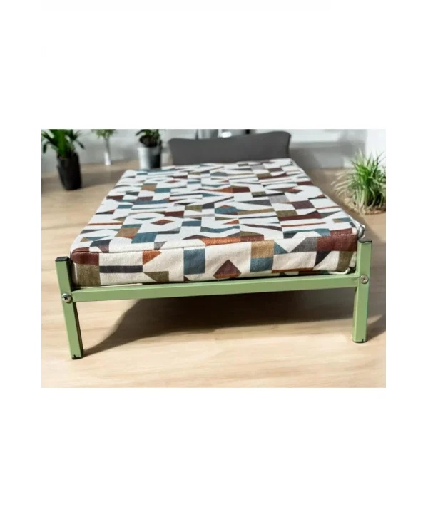 İronbed 40*70 Kedi Köpek Yatağı Yeşil. Ergonomik Tasarım Minderi Ile Beraber