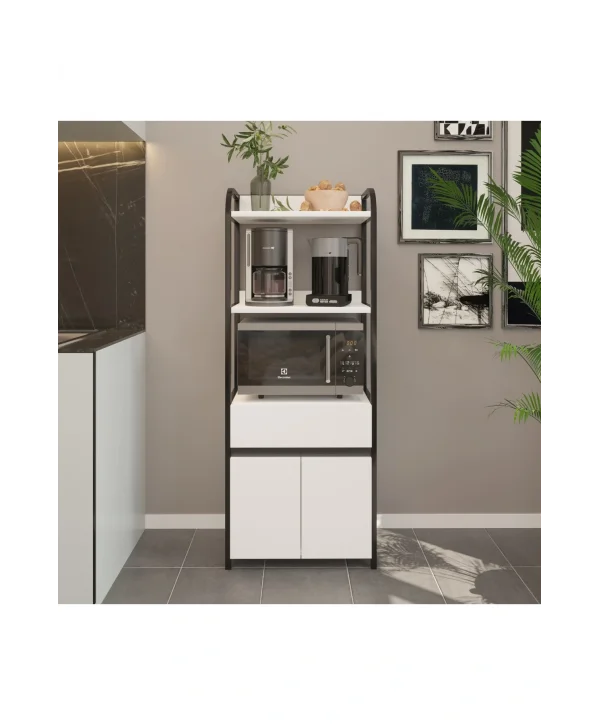 Çok Amaçlı 2 Kapaklı Çekmeceli Mutfak Dolabı