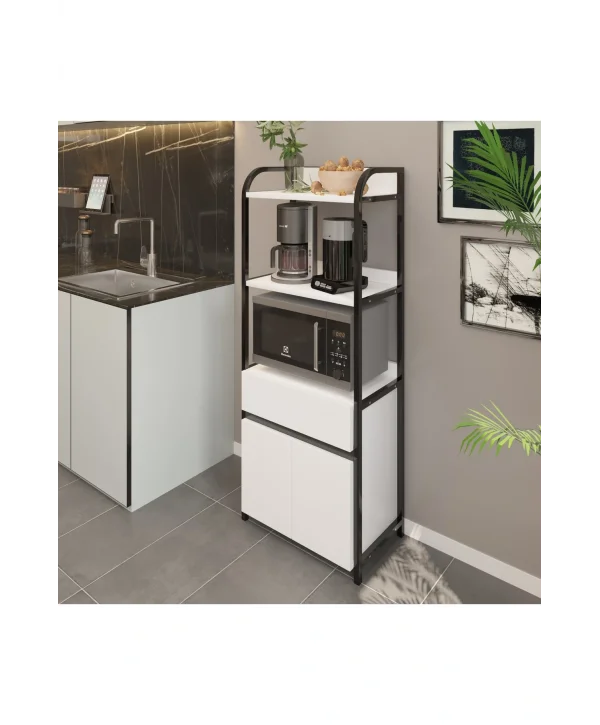 Çok Amaçlı 2 Kapaklı Çekmeceli Mutfak Dolabı