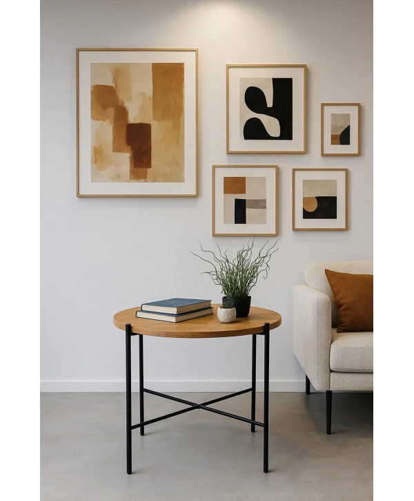 YUVARLAK ORTA SEHPA YAN SEHPA