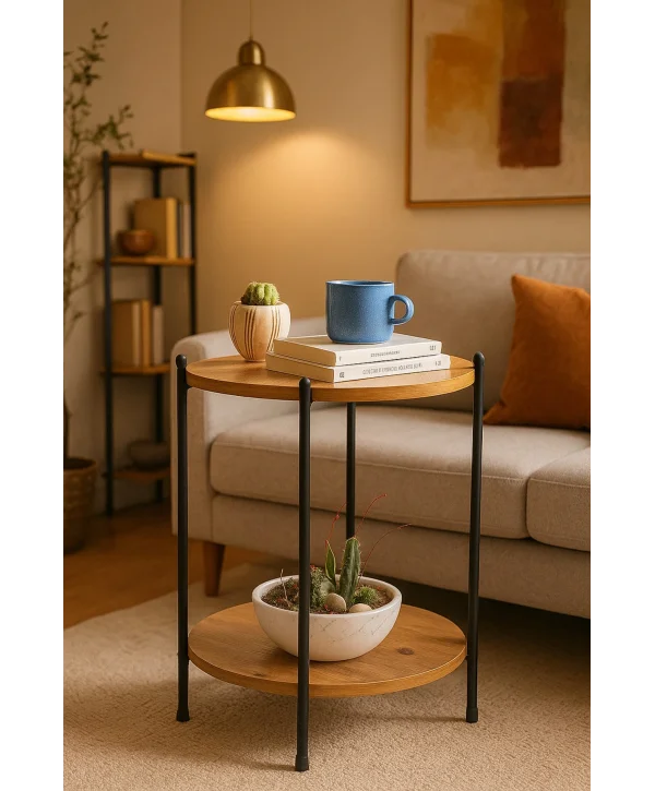 2 KATLI YAN SEHPA YUVARLAK SEHPA