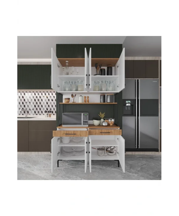 Çok Amaçlı Dolap Mutfak Bangosu Kahve Köşesi Konsol