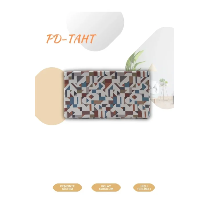 Pd Taht Rahat Kedi Köpek Yatağı 30*50 Siyah Yıkanabilir Duck Kumaş Minderi Ile Beraber