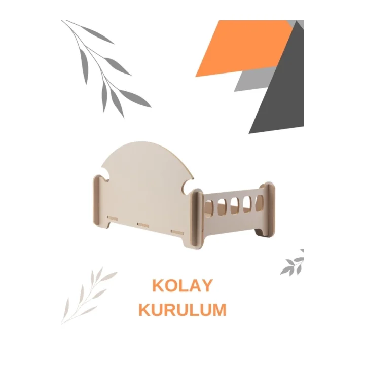 Pd Taht Rahat Kedi Köpek Yatağı 30*50 Latte , Yıkanabilir Duck Kumaş Minderi Ile Beraber