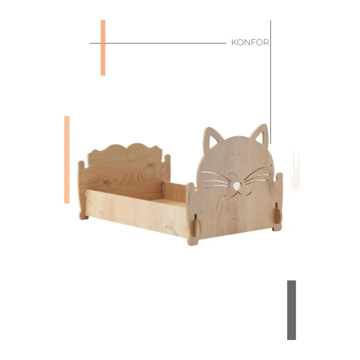 Cella Baza 30*50 Kedi Köpek Yatağı Yıkanabilir Duck Kumaş Minderi Ile Beraber