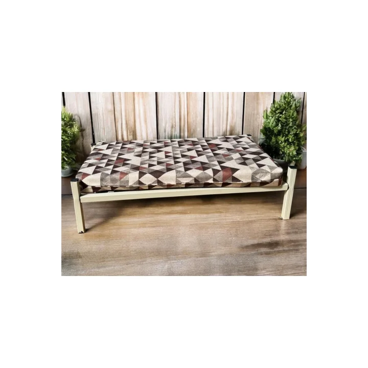 İronbed 30*50 Kedi Köpek Yatağı Beyaz. Ergonomik Tasarım Minderi Ile Beraber