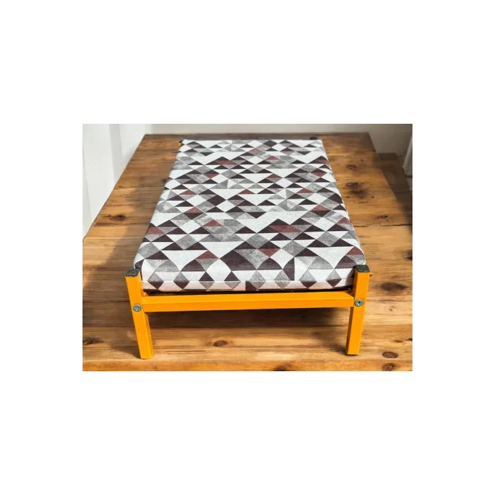 İronbed 30*50 Kedi Köpek Yatağı Turuncu. Ergonomik Tasarım Minderi Ile Beraber