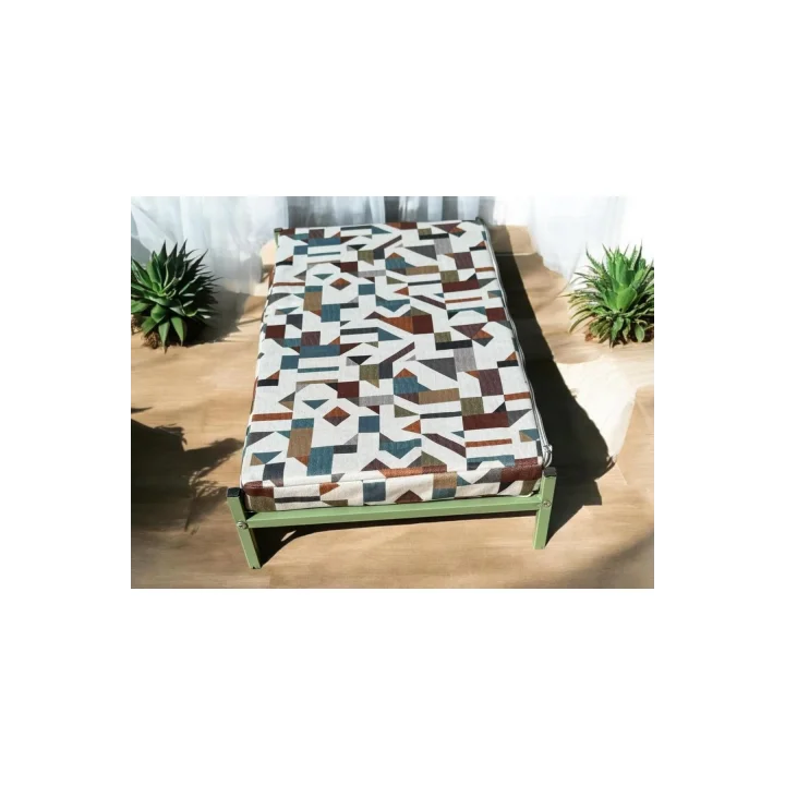 İronbed 40*70 Kedi Köpek Yatağı Yeşil. Ergonomik Tasarım Minderi Ile Beraber