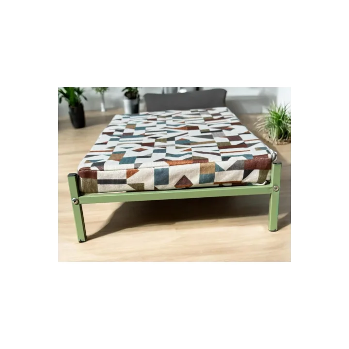 İronbed 40*70 Kedi Köpek Yatağı Yeşil. Ergonomik Tasarım Minderi Ile Beraber