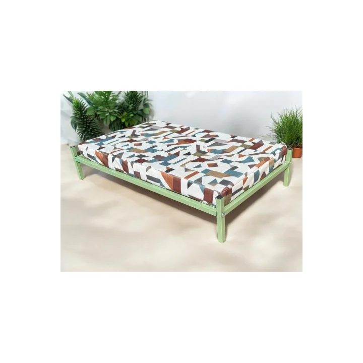 İronbed 40*70 Kedi Köpek Yatağı Yeşil. Ergonomik Tasarım Minderi Ile Beraber
