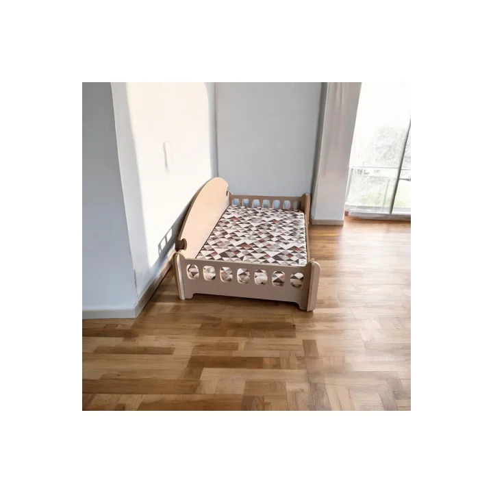 Pd Taht Kedi Köpek Yatağı Ergonomik 40*70 Cm Latte ,yıkanabilir Duck Kumaş Minderi Ile Beraber