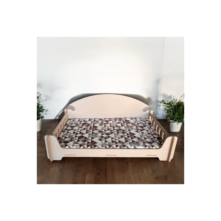 Pd Taht Kedi Köpek Yatağı Ergonomik 40*70 Cm Latte ,yıkanabilir Duck Kumaş Minderi Ile Beraber