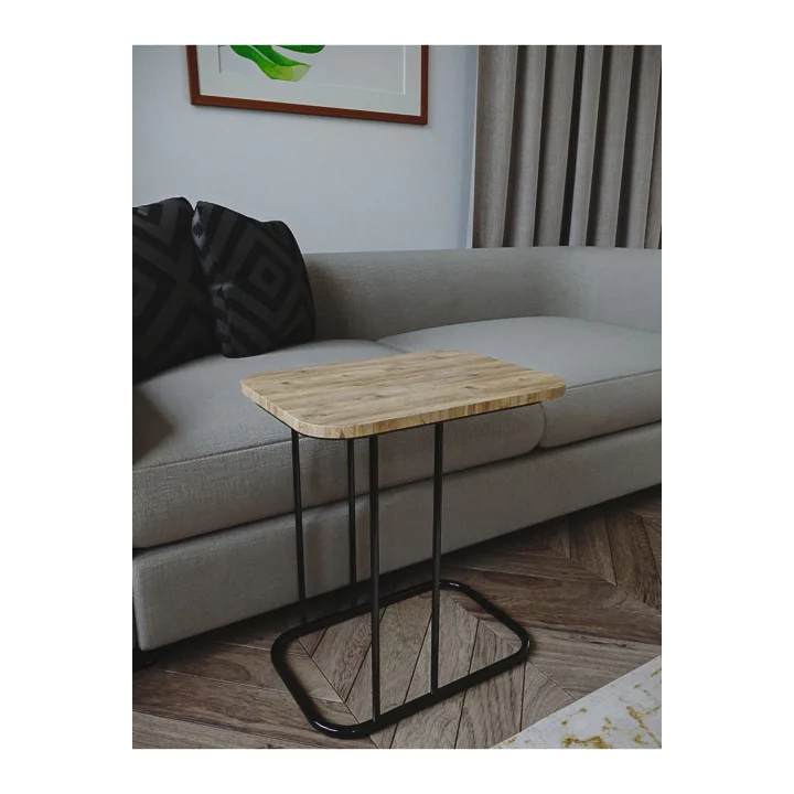 C Sehpa Koltuk Sehpası Yan Sehpa Zigon Sehpa Çay Kahve Servis Sehpası Atlantik Çam