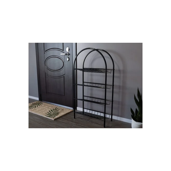 Buğlem 3 Raflı Dekoratif Çok Amaçlı Metal Ayakkabılık