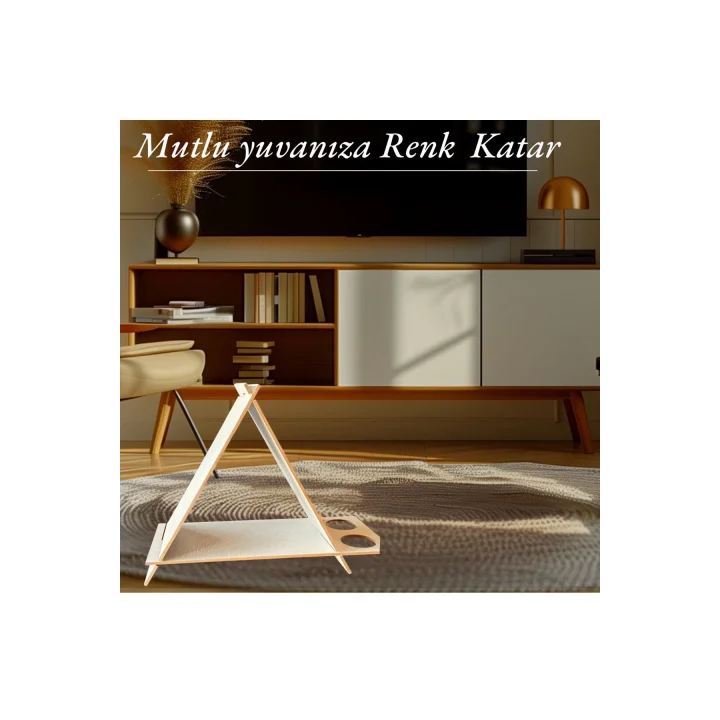 PRAMİT KEDİ KÖPEK EVİ. ŞIK TASARIM 30*50 CM KREM RENK. MİNDERSİZ YENİ MODEL