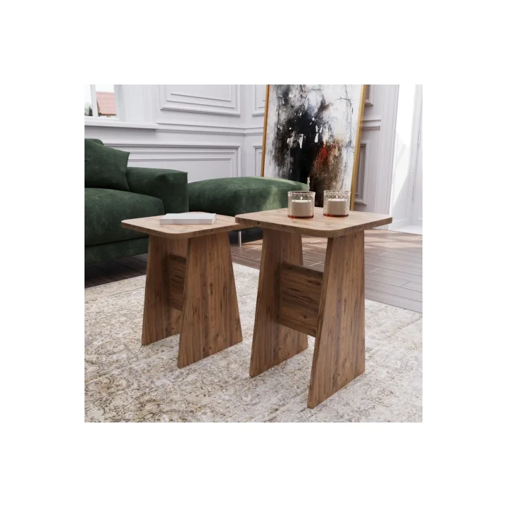 2 Lİ SEHPA YAN SEHPA ZİGON SEHPA SUNUM SEHPASI SERVİS SEHPASI H SEHPA