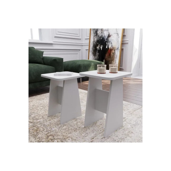 2 Lİ SEHPA YAN SEHPA ZİGON SEHPA SUNUM SEHPASI SERVİS SEHPASI H SEHPA