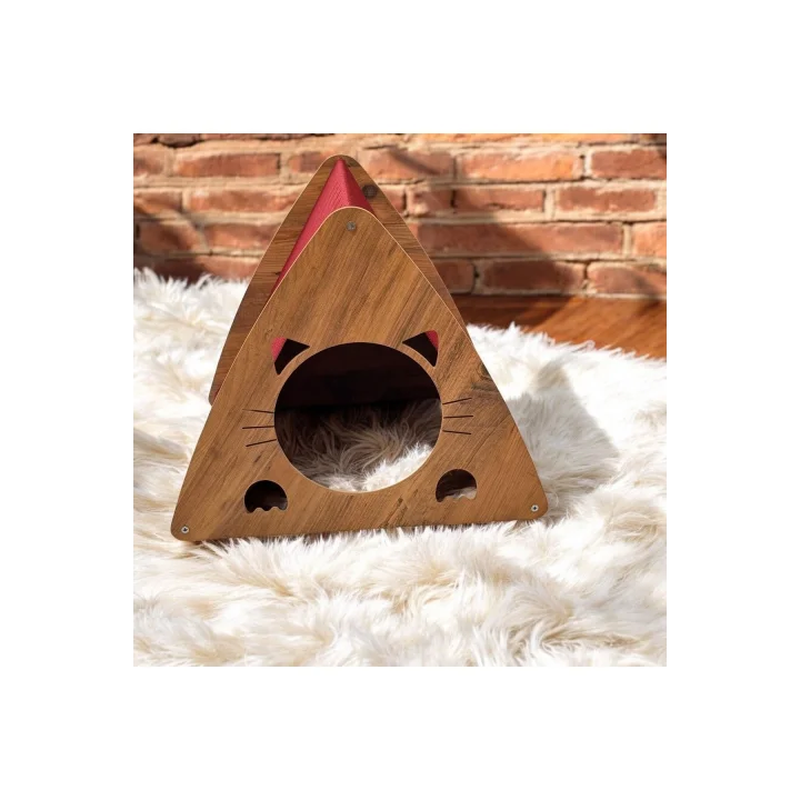 EFES Kedi Köpek Evi . Şık Tasarım Atlantik Çam