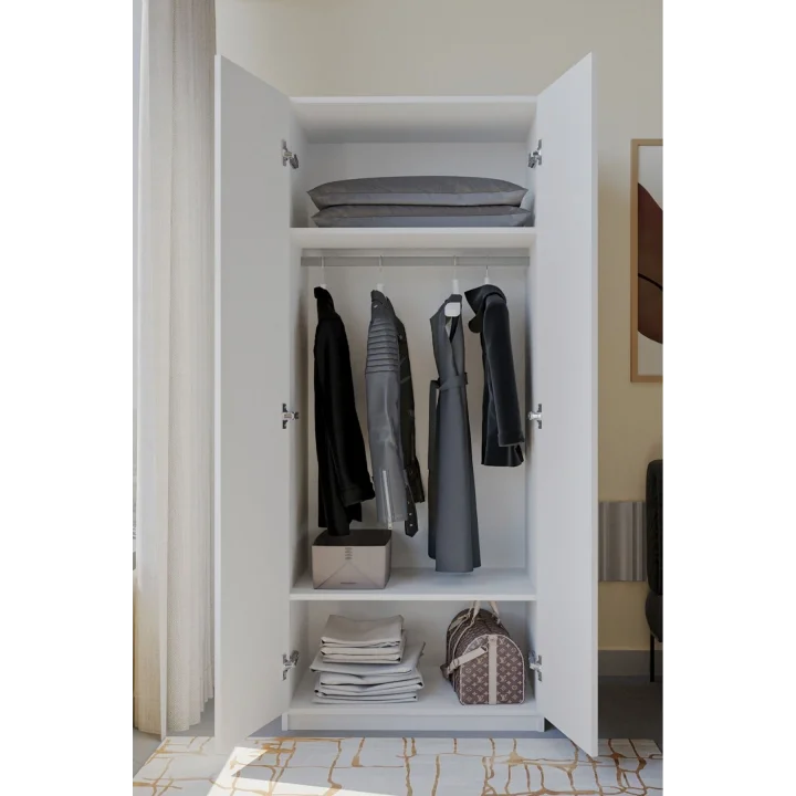 elbise dolabı 2 kapaklı