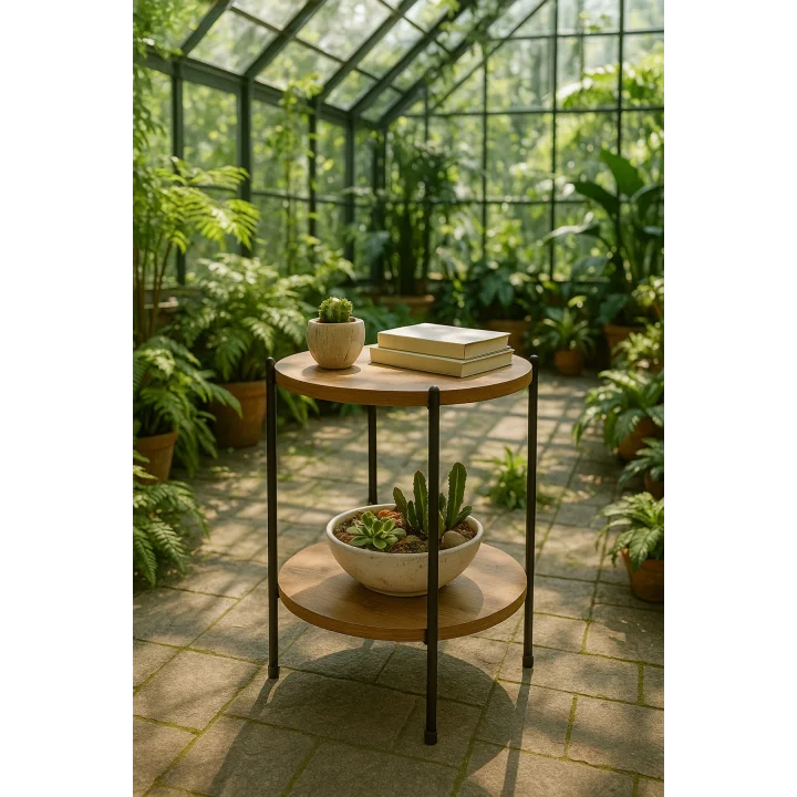 2 KATLI YAN SEHPA YUVARLAK SEHPA