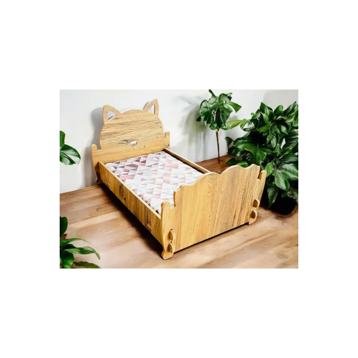 CELLA BAZA 30x50 KEDİ YATAĞI ŞIK MİNDERİ İLE BERABER