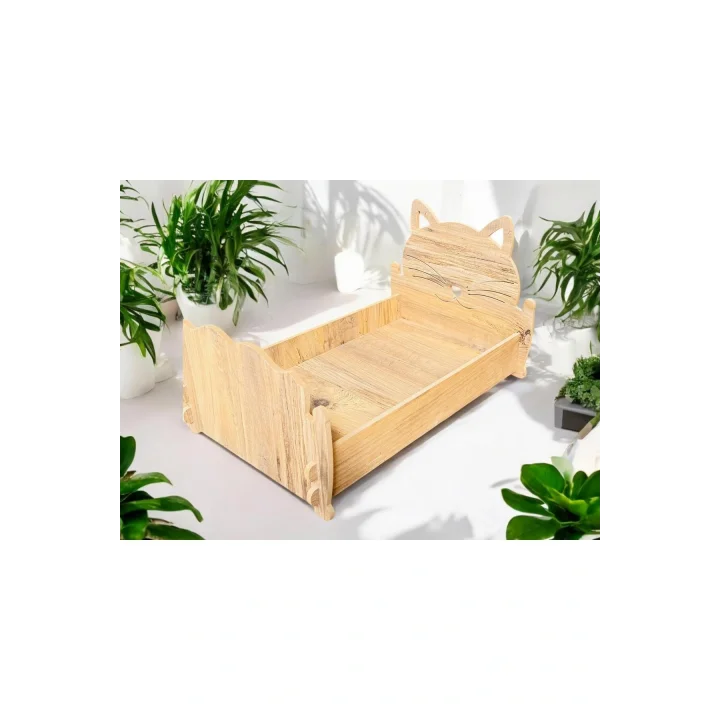 CELLA BAZA 30x50 KEDİ YATAĞI ŞIK MİNDERİ İLE BERABER