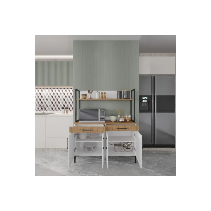 Çok Amaçlı Dolap Mutfak Köşesi Kısa Modül Saklama Dolabı