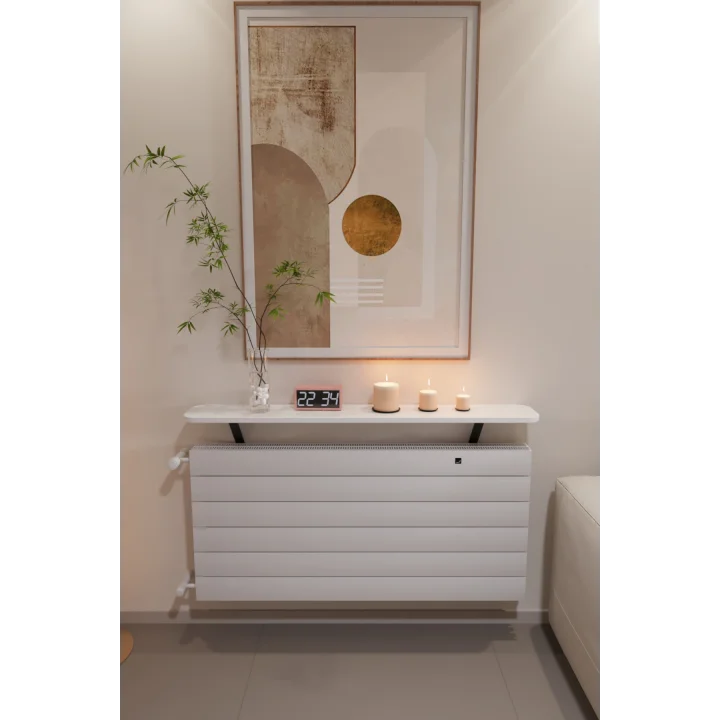 Petek Üstü Dresuar Dekoratif Uçan Raf Kalorifer Peteği Rafı 120 Cm