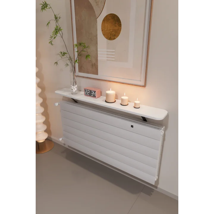 Petek Üstü Dresuar Dekoratif Uçan Raf Kalorifer Peteği Rafı 120 Cm