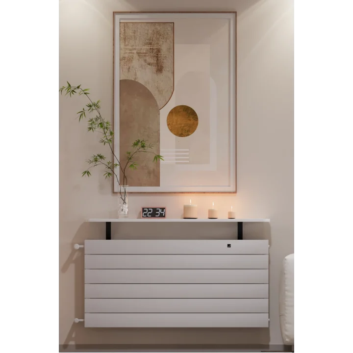 Petek Üstü Dresuar Dekoratif Uçan Raf Kalorifer Peteği Rafı 120 Cm