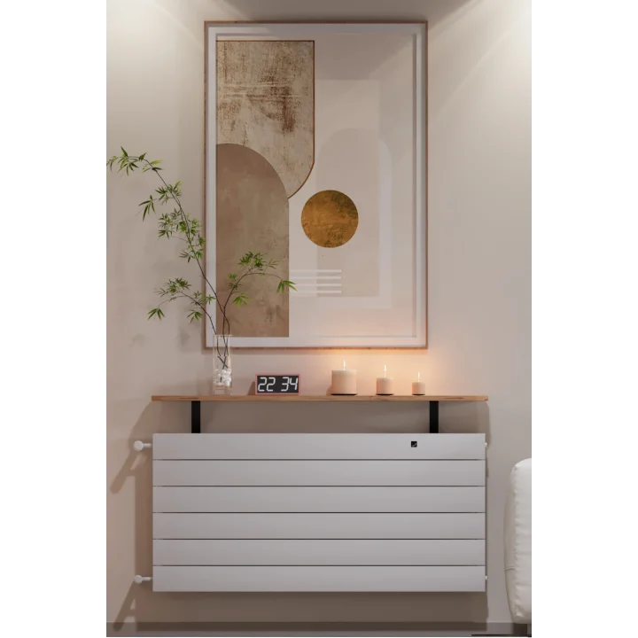 Petek Üstü Dresuar Dekoratif Uçan Raf Kalorifer Peteği Rafı 120 Cm