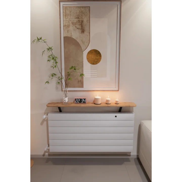 Petek Üstü Dresuar Dekoratif Uçan Raf Kalorifer Peteği Rafı 120 Cm