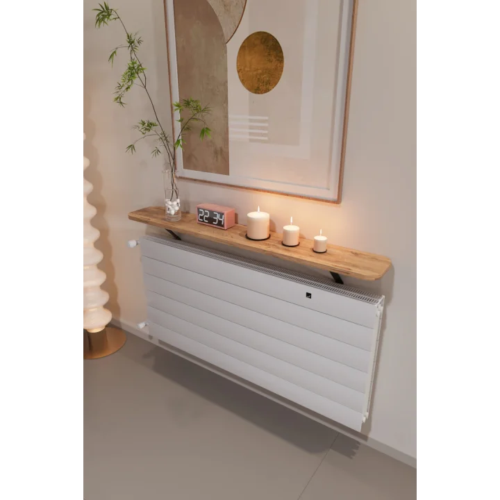 Petek Üstü Dresuar Dekoratif Uçan Raf Kalorifer Peteği Rafı 120 Cm