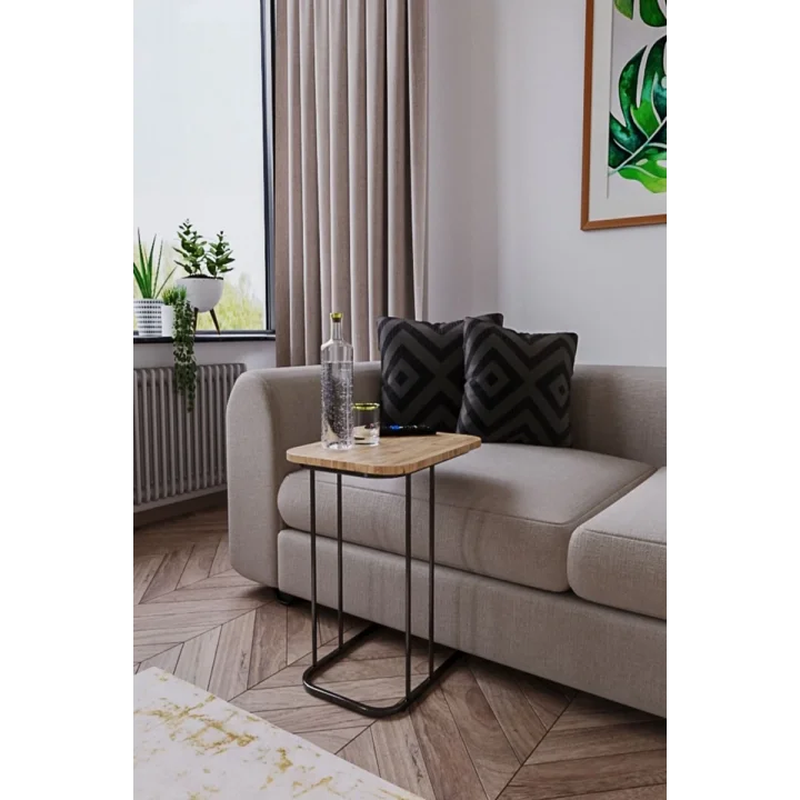 C Sehpa Koltuk Sehpası Yan Sehpa Zigon Sehpa Çay & Kahve Servis Sehpası – Atlantik Çam