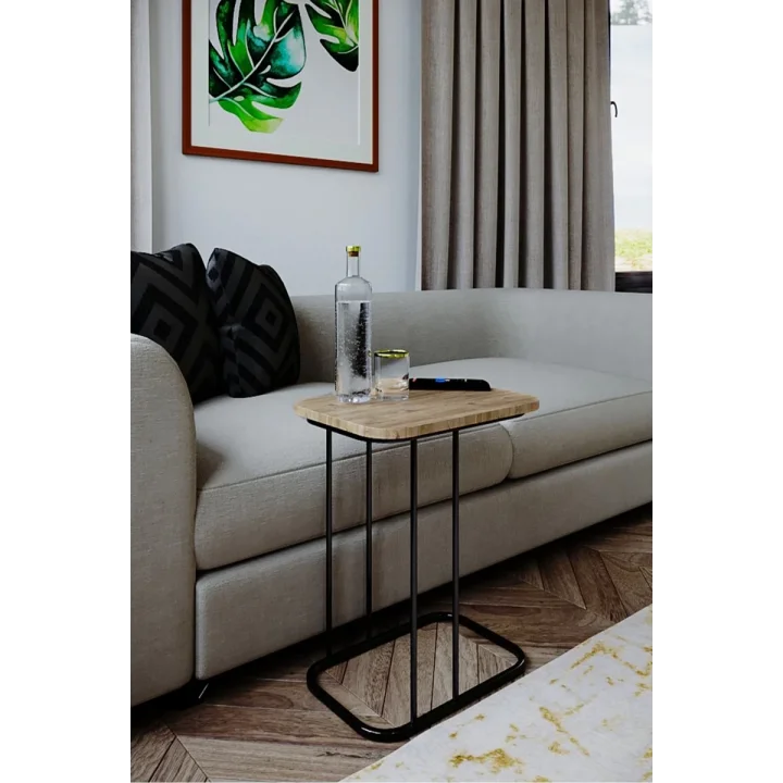 C Sehpa Koltuk Sehpası Yan Sehpa Zigon Sehpa Çay & Kahve Servis Sehpası – Atlantik Çam