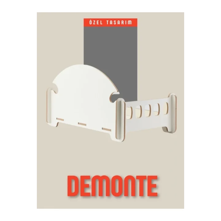 PD Taht Rahat Kedi & Küçük Irk Köpek Yatağı 30x50 cm – Beyaz | Yıkanabilir Duck Kumaş Minderli