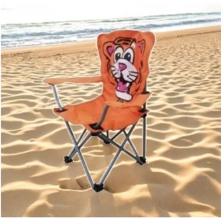 Çocuk Kamp Sandalyesi Aslan Desen