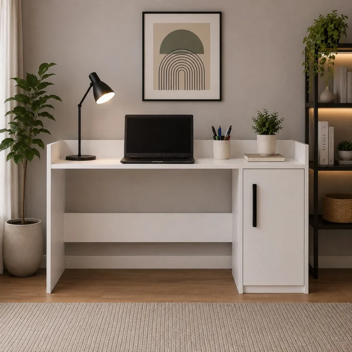 Dolaplı Modern Çalışma Masası