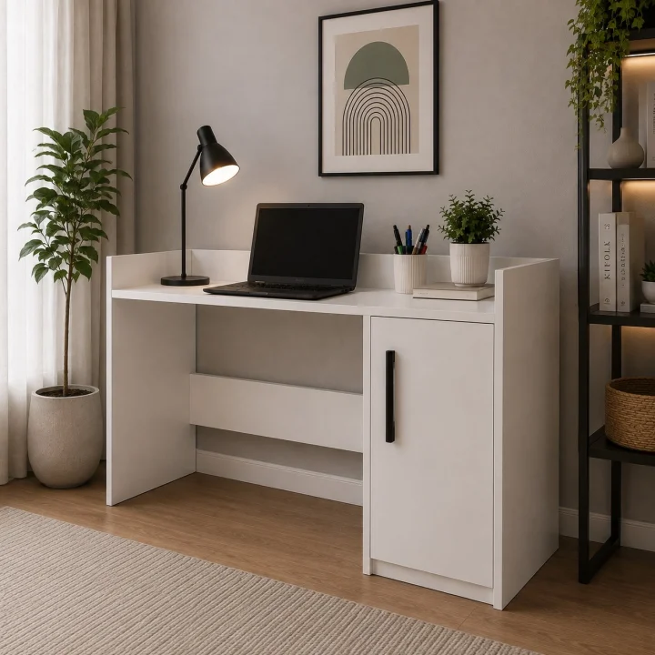 Dolaplı Modern Çalışma Masası