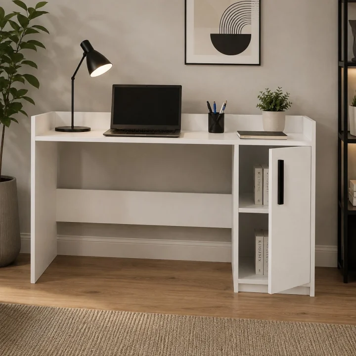 Dolaplı Modern Çalışma Masası