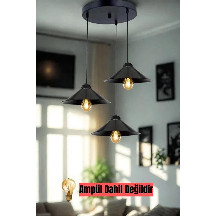 ED Japon Başlık Modern Üçlü Avize