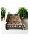 Pd Taht Kedi Köpek Yatağı Ergonomik 40*70 Cm Antrasit ,yıkanabilir Duck Kumaş Minderi Ile Beraber