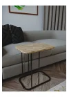C Sehpa Koltuk Sehpası Yan Sehpa Zigon Sehpa Çay Kahve Servis Sehpası Atlantik Çam