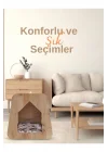 Caramel Kedi Kulübesi, Kedi Evi, Kedi Yuvası, Köpek Kulübesi, Köpek Yatağı