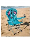 Çocuk Kamp Sandalyesi Fil Desenli Mavi, Taşıma Çantası ile Beraber