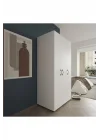 Doruk 3 Kapaklı Beyaz Elbise Dolabı Çok Amaçlı Dolap 90 cm Genişlik