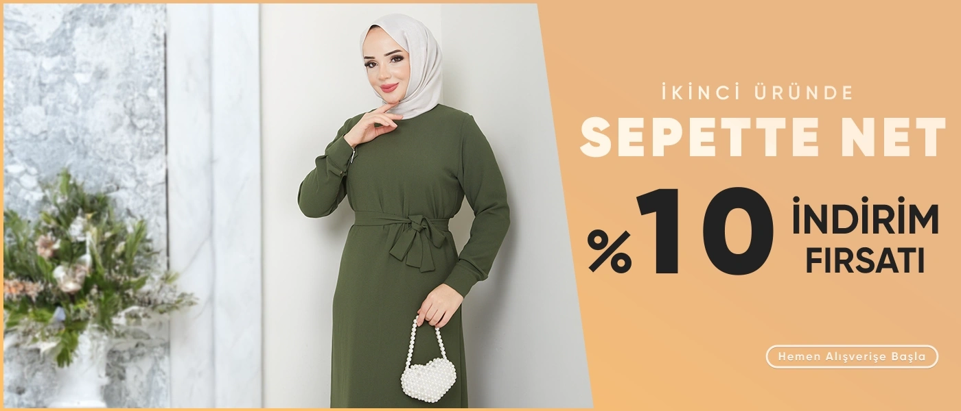 Sepette net %10 indirim